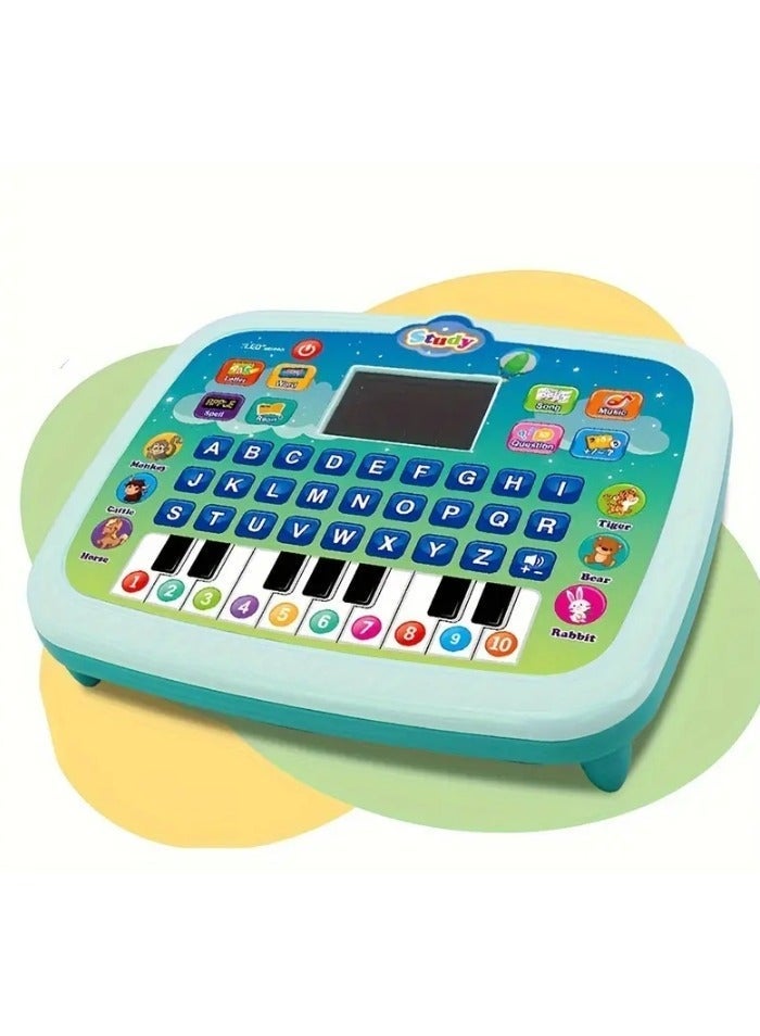 Kids Tablet, Toddler Learning Board with LED Display, Learn Letters, Numbers, Words, Music and Math, Interactive Electronic Early Development Toy for Boys and Girls Age 3+. - Image 1