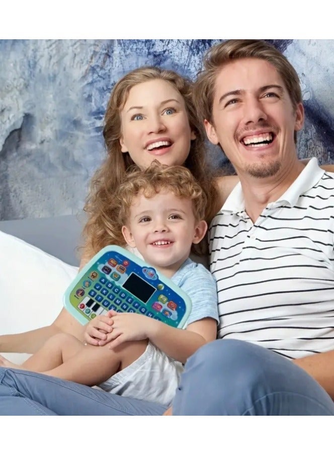 تابلت للأطفال، لوحة تعليمية للأطفال الصغار مع شاشة LED، تعلم الحروف والأرقام والكلمات والموسيقى والرياضيات، لعبة إلكترونية تفاعلية للتطوير المبكر للأولاد والبنات من سن 3 سنوات فما فوق. - Image 5