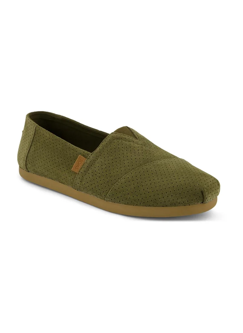 تومس Toms Mens 10022688 Espadrille Slip-On Shoes, Olive