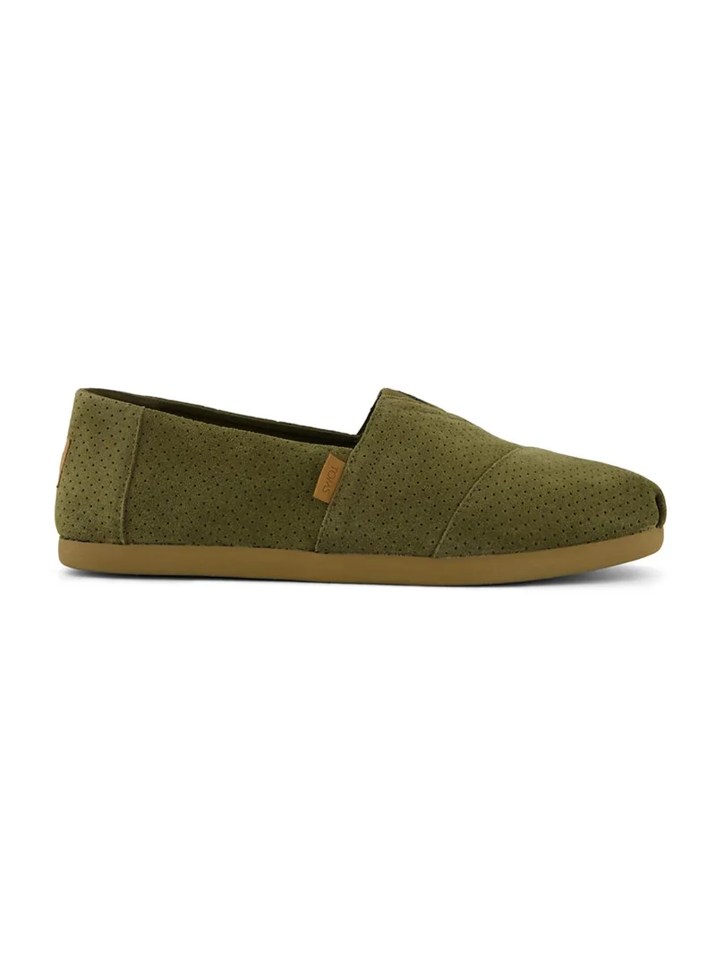 تومس Toms Mens 10022688 Espadrille Slip-On Shoes, Olive