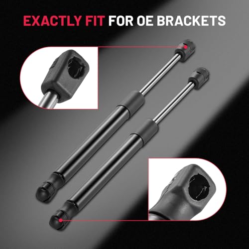 BDFHYK 4063 11.93in/129Lbs (574N) Tailgate Struts Lift Supports Car Hood Holder Gas Spring Compatible with Hyundai Sonata 2006-2008, Compatible with Kia Optima 2001-2005, Set of 2 - Image 4