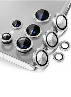 TIGER Samsung Galaxy S24 Ultra 5G 2024 Premium Camera Lens Film Protector Shield (MLHICR) - Clear/Silver – High-Quality Scratch & Impact Resistant Lens Protector for Enhanced Camera Protection – Full Coverage, Ultra-Durable Film for Camera Lens Safety  - Image 1