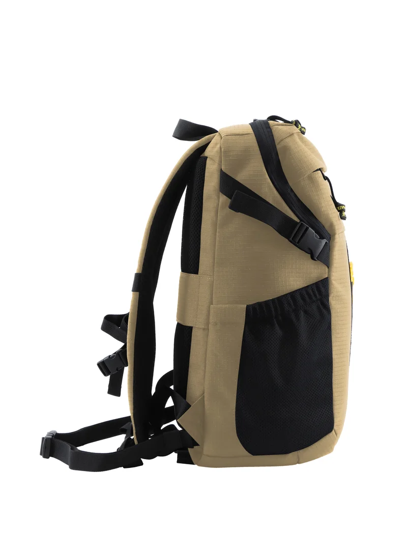 NATIONAL GEOGRAPHIC National Geographic Explorer III RPET Computer Backpack Beige For Men And Women, Durable Water Resistant Padded Laptop Tablet Bag For Casual Travel Outdoor School Office