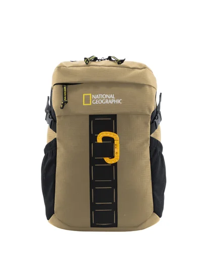 NATIONAL GEOGRAPHIC National Geographic Explorer III RPET Computer Backpack Beige For Men And Women, Durable Water Resistant Padded Laptop Tablet Bag For Casual Travel Outdoor School Office