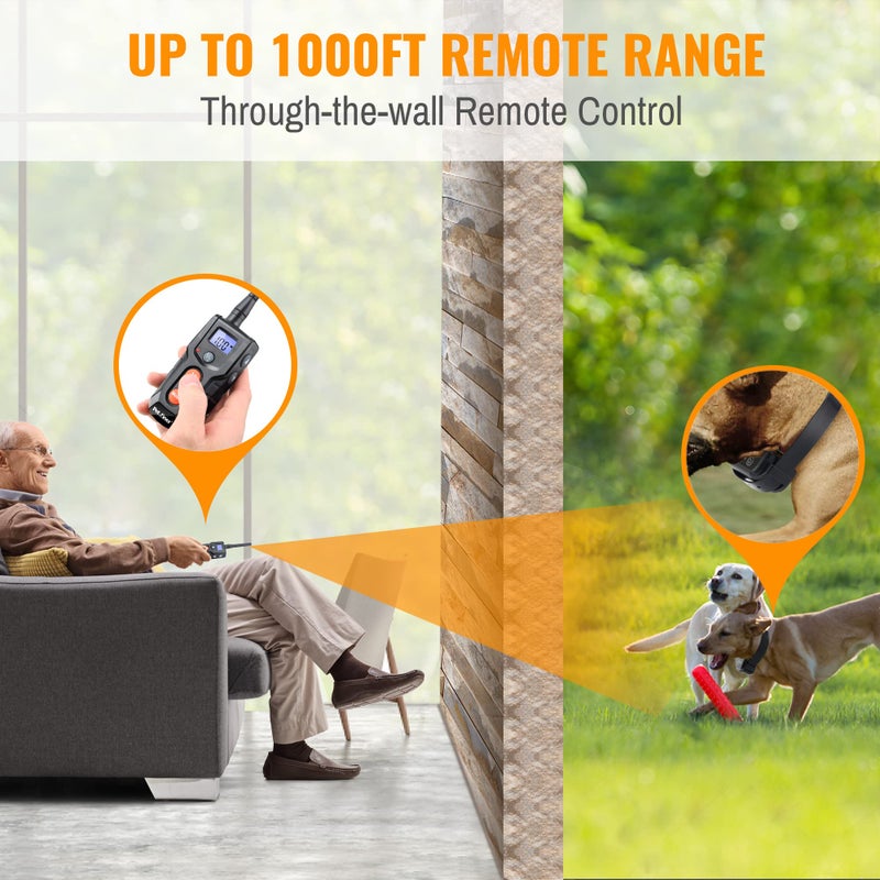 Petrainer Dog Training Collar with Remote - Advanced Rechargeable Training Collar for Dogs,Easy to Carry & Fits in Your Pocket,100% Waterproof Trainer - Image 2