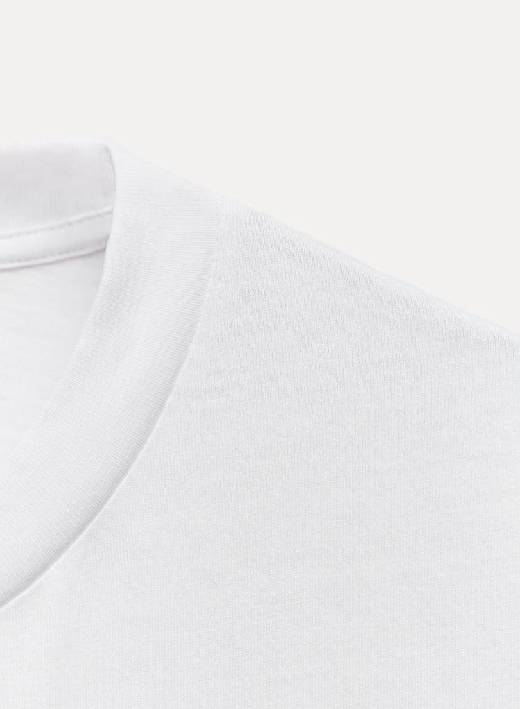 White T-shirt for Men and Women with Gym Print by Bandaat Store – Comfortable & Stylish Fitness Wear - Image 3