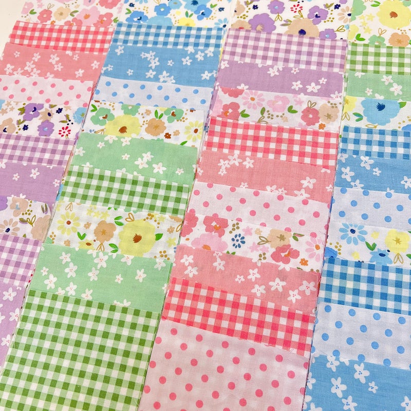 Antetek 42Pcs 9.8" x 9.8" Cotton Fabric DIY Making Supplies Quilting Patchwork Fabric Fat Quarter Bundles DIY for Quilting Cotton Patchwork Cushions - Image 1