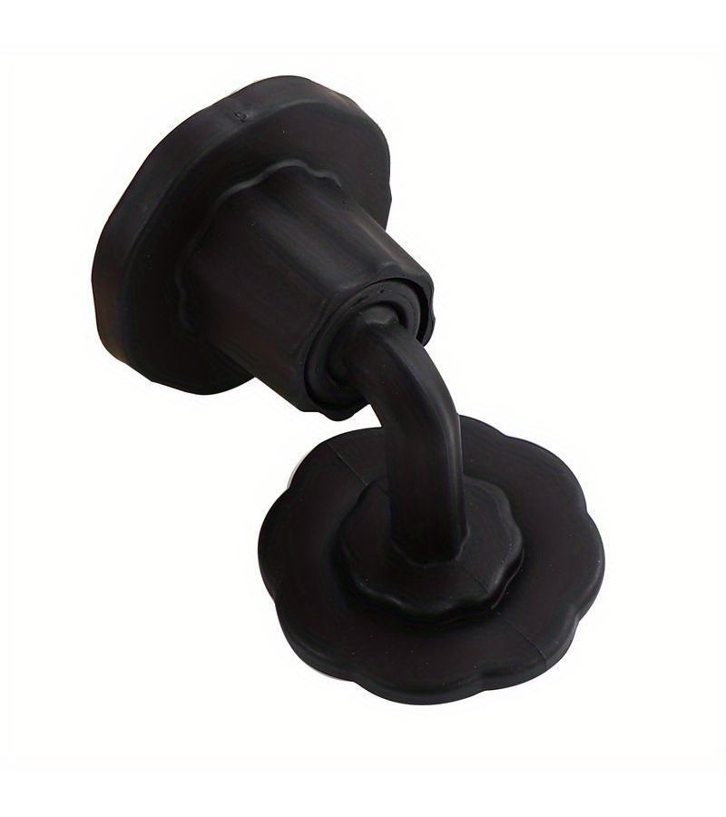 Black 2 Pack Silent Door Stopper Suction Anti Collision Device For Bathroom Bedroom - Image 4