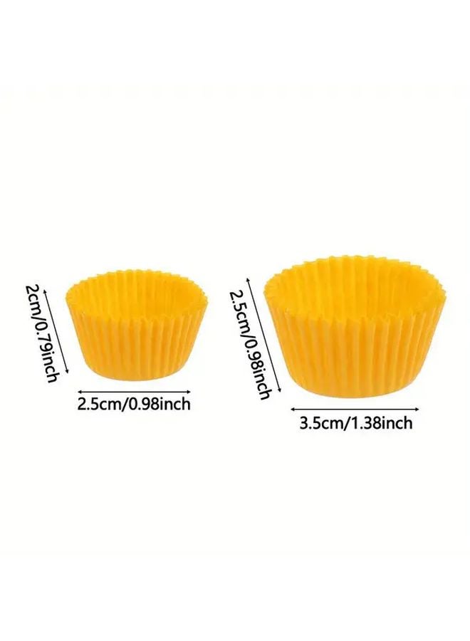 Green 500pcs Non Stick Stackable Mini Cupcake Liners For Baking And Party Decorations - Image 4