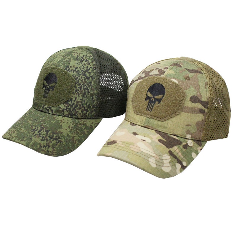 Tactical Camo Baseball Cap, Adjustable, Outdoor Sun Hat - Image 3