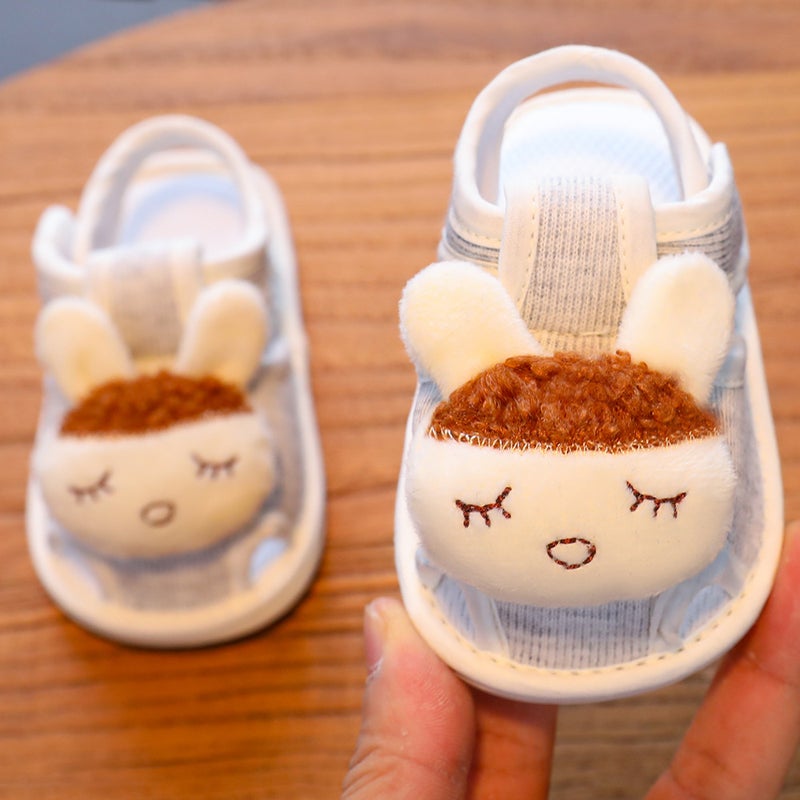 Born Velcro Front Shoes 0-1 Years Old Baby Sandals 6-15 Months Male And Female Baby Toddler Shoes - Image 1