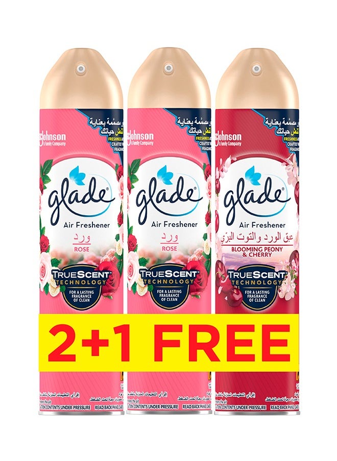 Glade Air Freshner New Easier Spray 3 x 300ml  - Image 1