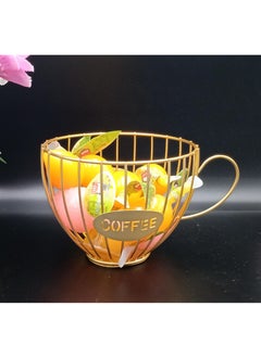 General 1 Pcs Cofffee Capsule And Tea Bag Holder Gold  - Image 4
