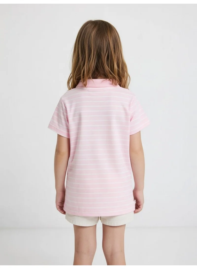 Disney Disney Princes | Girls Polo T-Shirt | Pink