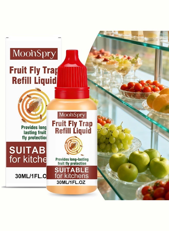 مونسبري منتج طُعم للذباب. تكنولوجيا جذب بالسكروز. مناسب للاستخدام المنزلي. الفخ المستمر لتقليل مشاكل الآفات. 30 مل - Image 1