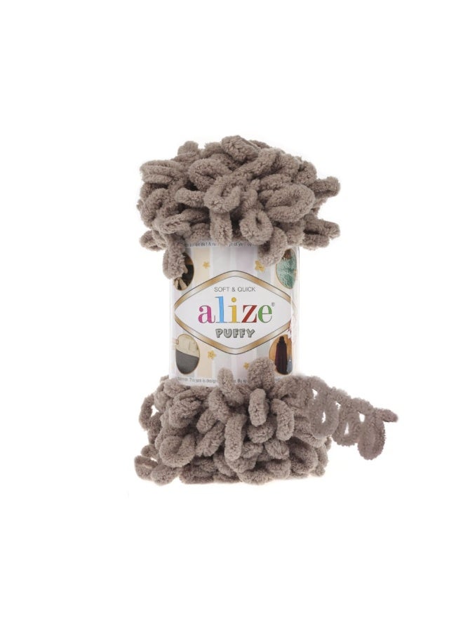 ALIZE 5 Pcs Alize Puffy 530 Micropolyester Hand Knitting Yarn For Blanket - Image 2