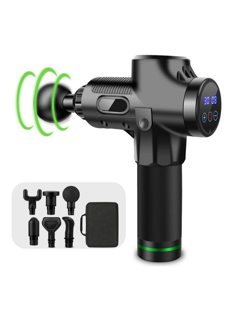 ELTRAZONE Electric Muscle Relaxation Adjustable Vibrating Speed with 6 Massage Heads - Image 1