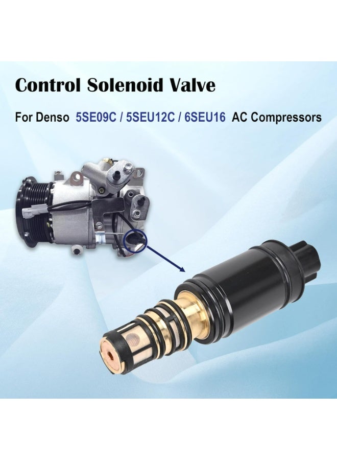 TLAXCA صمام التحكم في ضاغط الهواء 5SE09C 5SE12C 6SEU16 متوافق مع تويوتا كامري 2012-2014، كورولا 2011-2013 هايلاندر، لكزس ES350 GS350 2013-2015 - Image 4