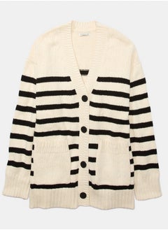 American Eagle كارديجان AE طويل وواسع بأزرار أمامية  - Image 5