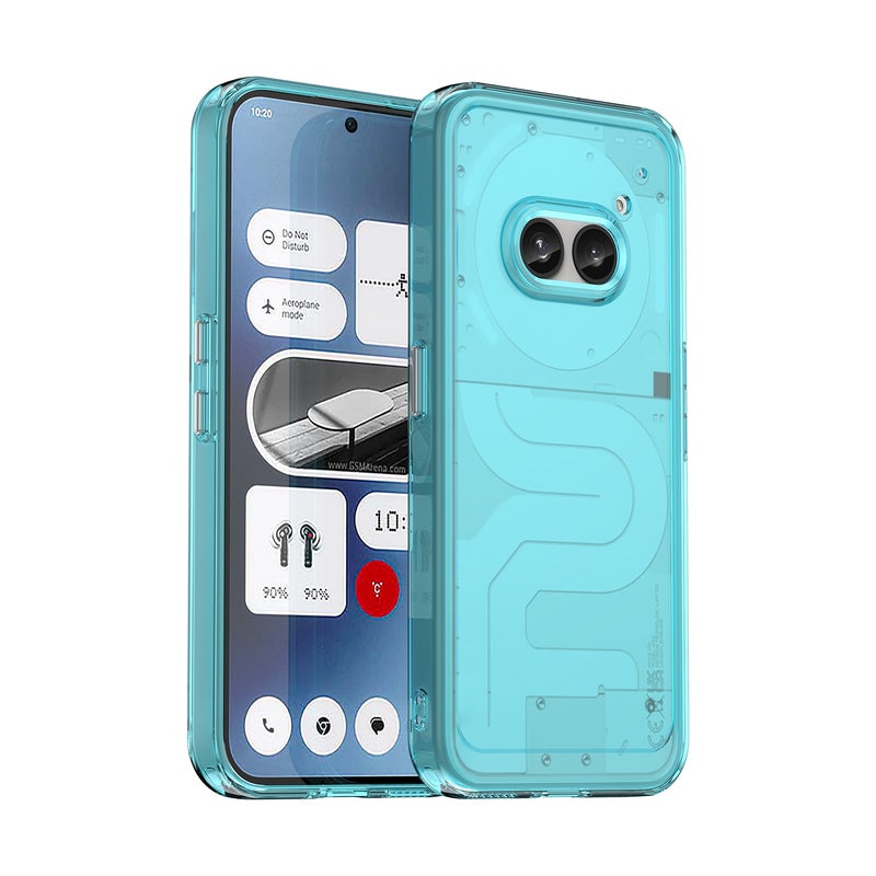 HuHa Case Cover For Nothing Phone 2a Plus Candy Series TPU Phone Case(Transparent Blue) - Image 1