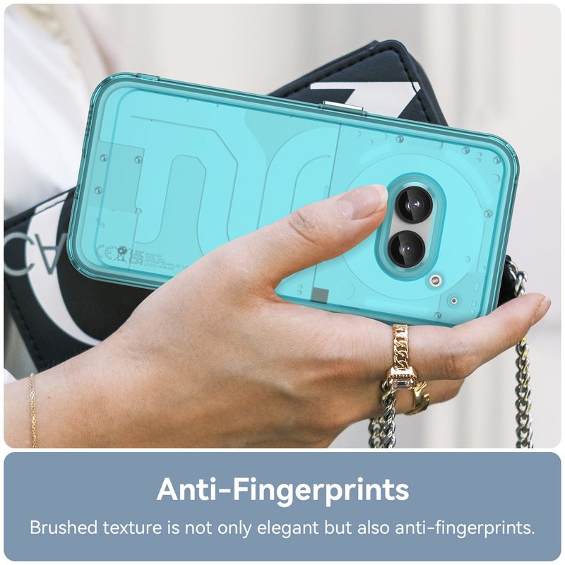 HuHa Case Cover For Nothing Phone 2a Plus Candy Series TPU Phone Case(Transparent Blue) - Image 5