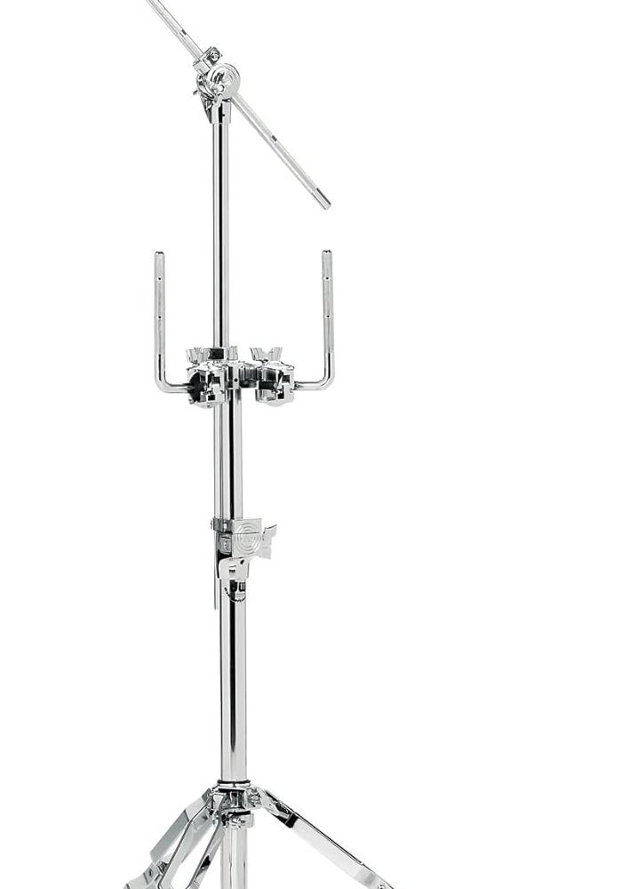 DW 9000 Series Double Tom Stand with Cymbal Boom Arm