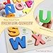 MAYAPHILOS Wooden Alphabet Puzzle Learn Spanish for Kids with 27 Spanish Letters Colorful ABC Shape Puzzles for Kids Preschool Educational Learning Toys for Girls and Boys - Image 4