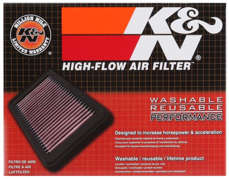 K+N K&N Engine Air Filter: Reusable, Clean Every 75,000 Miles, Washable, Premium, Replacement Car Air Filter: Compatible with 2015-2020 CHEVROLET/OPEL/VAUXHALL/HOLDEN (Spark, Karl, Viva, Spark), 33-5043 - Image 5