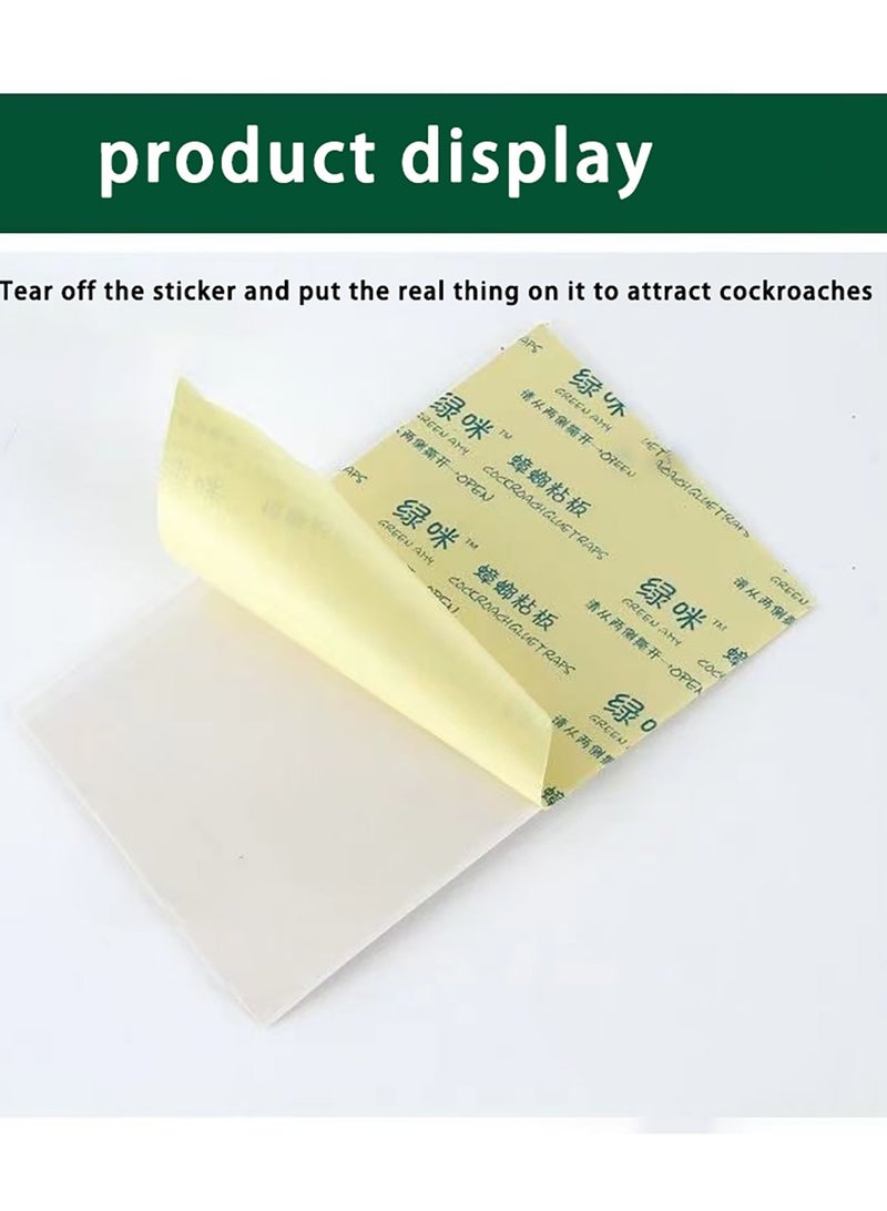 يو إل اتش واي سي ألواح لاصقة لمكافحة الصراصير، عبوة من 5 قطع، مناسبة للمطاعم والمطابخ وغرف النوم وغرف المعيشة وغيرها من الأماكن المعرضة للصراصير. - Image 4