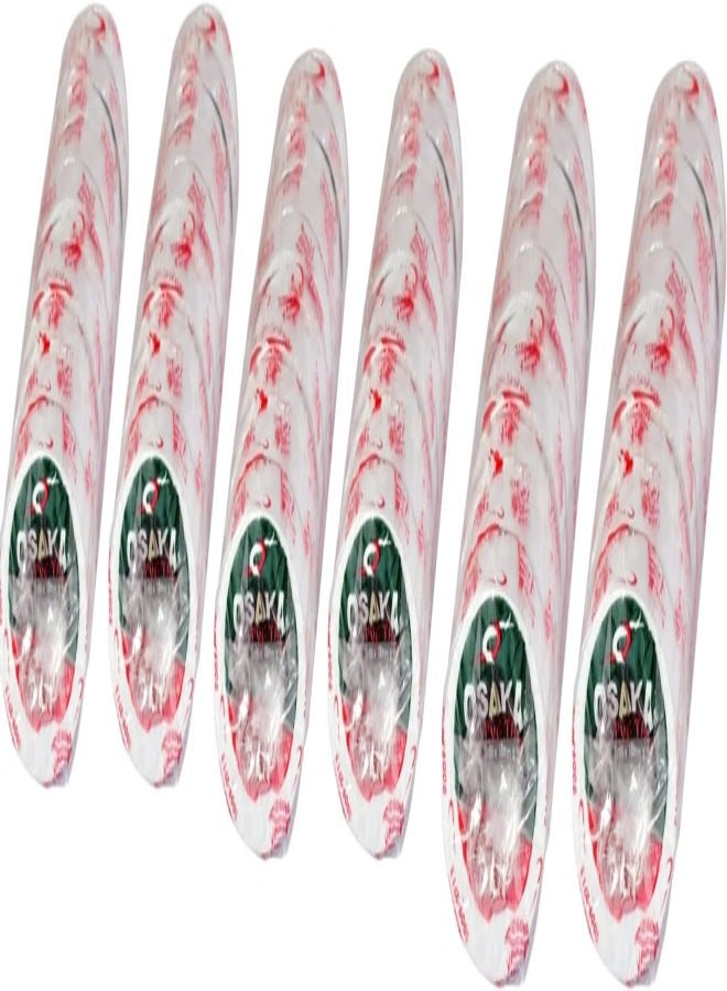 OSAKA Bundle of 6 White Cricket Ball Tape Tennis Ball Tape Pack of 10 Roll. - Image 1