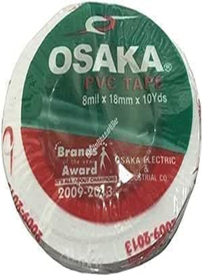 OSAKA Bundle of 6 White Cricket Ball Tape Tennis Ball Tape Pack of 10 Roll. - Image 2