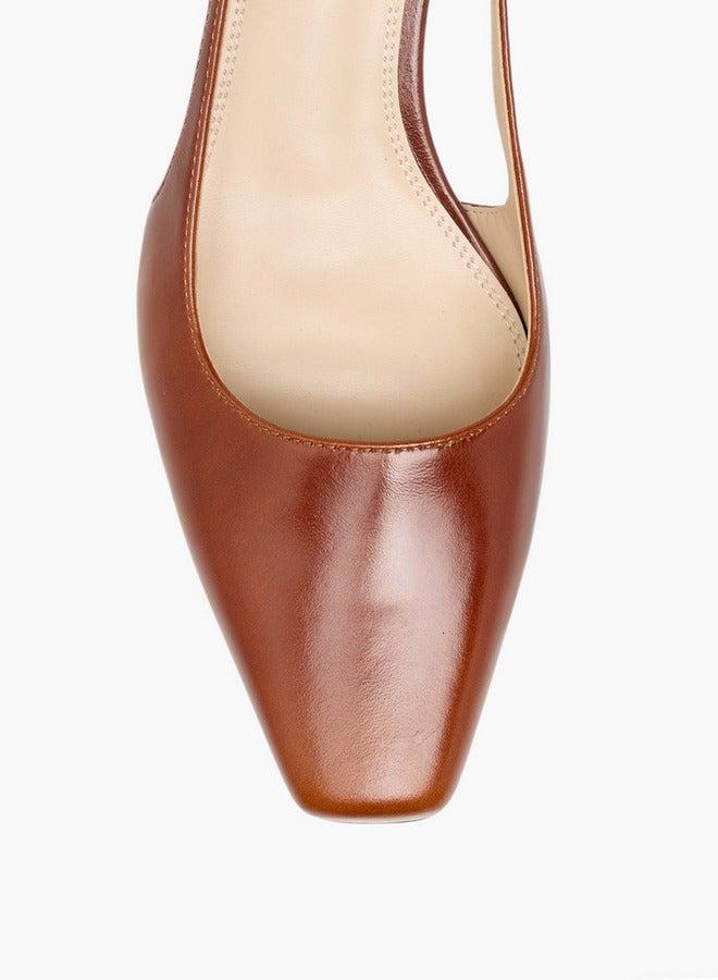 سيليست أحذية نسائية مربعة بكعب هريرة وإبزيم - Image 4