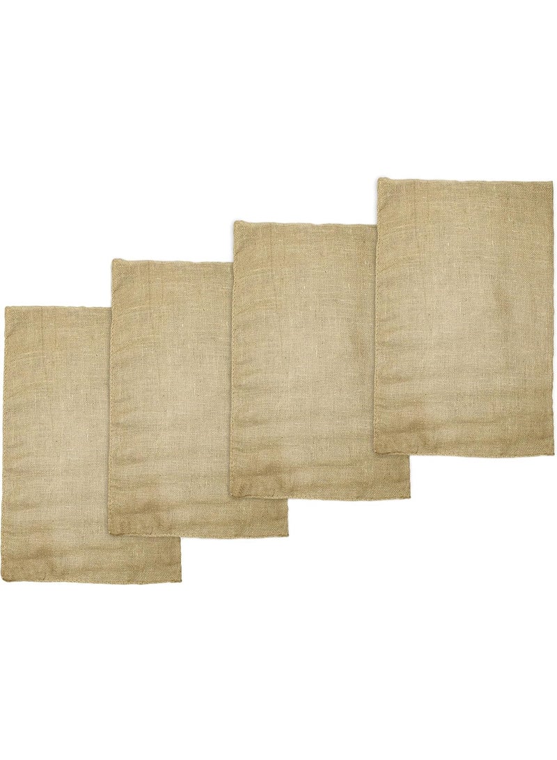 COTTON CRAFT Potato Sack Race Bags - Set of 4 Jute Burlap Bags for Kids and Adults - Playground Fitness - Outdoor Games Birthday Picnic Easter Jumping Hopping Garden Toys Storage Santa Sacks - 24 x 39 - Image 1