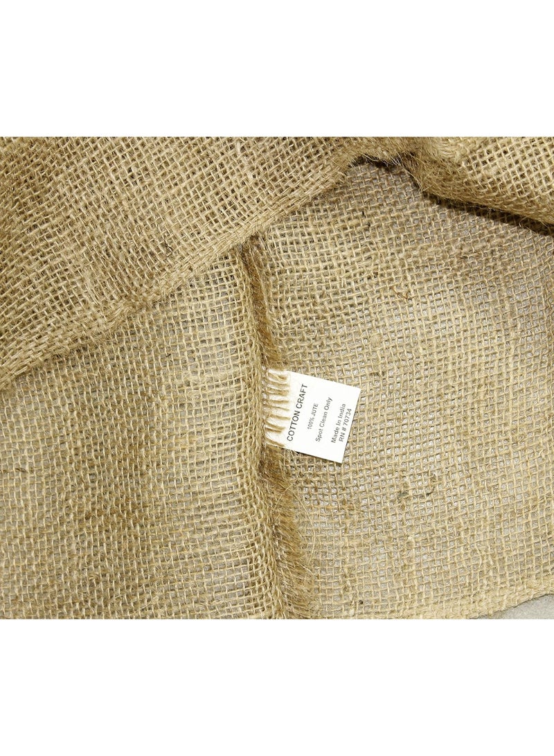 COTTON CRAFT Potato Sack Race Bags - Set of 4 Jute Burlap Bags for Kids and Adults - Playground Fitness - Outdoor Games Birthday Picnic Easter Jumping Hopping Garden Toys Storage Santa Sacks - 24 x 39 - Image 3