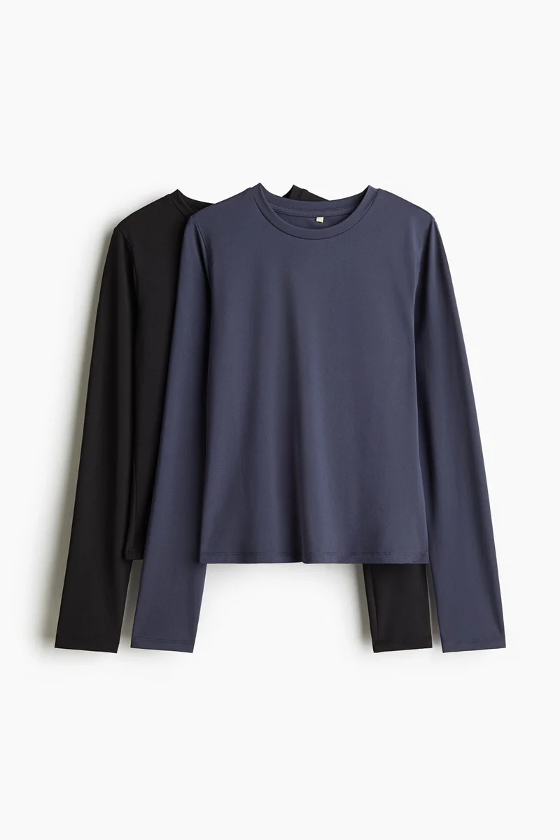 H&M 2-Pack Sports Tops In Drymove™