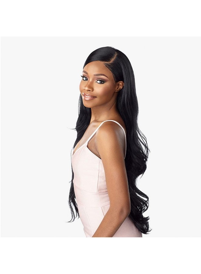 What Lace 13X6 Wigs Emery Synthetic Wig Cloud 9 With Preplucked Hairline Hd Lace Whatlace Emery (1B)