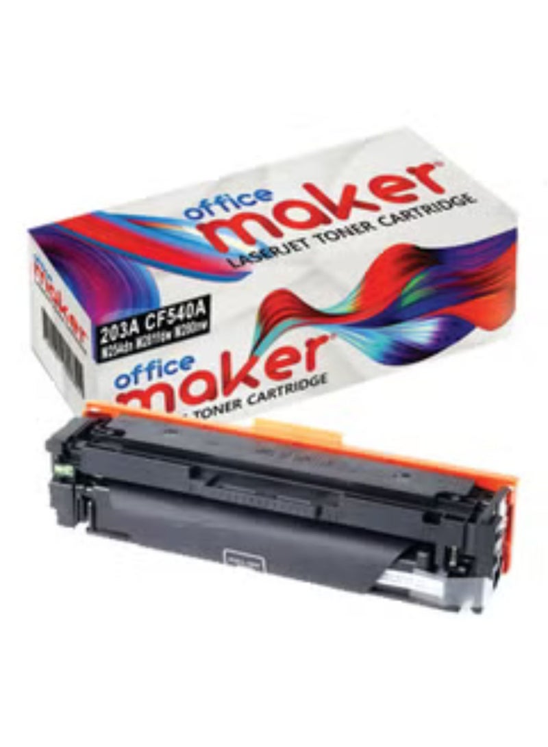 Office Maker 203A CF540A Laserjet Toner Cartridge for Printer Black - Image 2