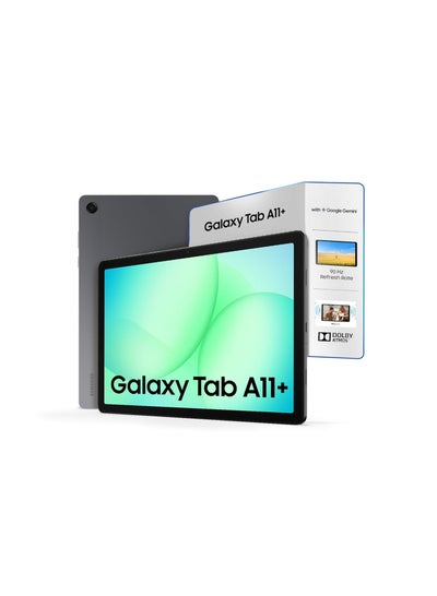 Samsung Galaxy Tab A11+ (11-inch) Display, 8GB RAM, 256GB Storage, 90Hz Refresh Rate, AI with Google Gemini, Dolby Atmos, Quad Speakers, Wi