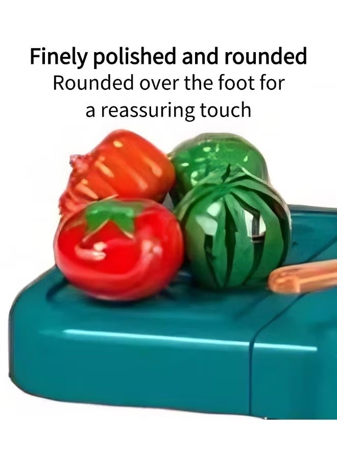 54pcs Kitchen toy set, toy kitchen role-playing set, role-playing cookware kitchen toy set, kitchen accessory toys, cooking stove with simulated water pump, suitable for boys and girls (95 cm) - Image 4