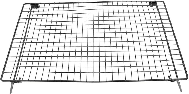 رفوف تبريد وخبز قابلة للطي للكعك والبسكويت وشواء الدجاج والمشاوي آمنة للفرن - Image 2