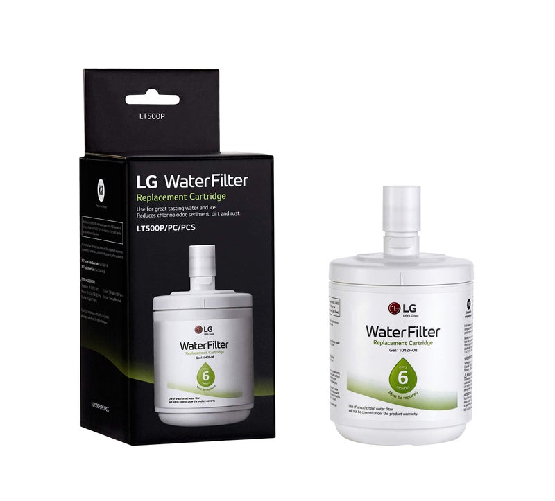 LG LT500P - 6 Month / 500 Gallon Capacity Replacement Refrigerator Water Filter (NSF42 ADQ72910911 , White - Image 1