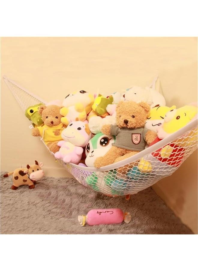 Gonice - Stuffed Animal Net or Hammock, Toy Hammock, Teddy Bear Hammock, There Are 25 RUBBER BANDS in The Elastic of Our Stuffed Animal Storage Net! (X-Large) - Image 1