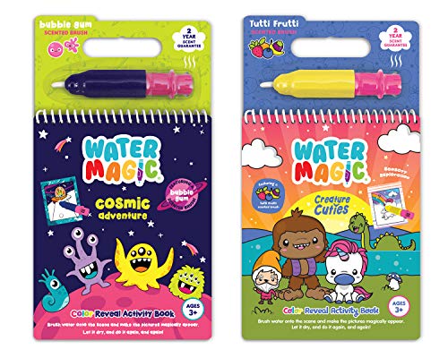 Scentco Water Magic Patented Gourmet Scented Reusable Water Reveal Activity Books No Mess All Fun by Scentco Cosmic Adventure and Creatures - Image 1