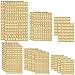 Outus 18 Sheets Small Letter Stickers Mini Alphabet Number Stickers Self Adhesive Monogram Letters Decals Scrapbook Lettering Decals for Arts Craft Gold - Image 3