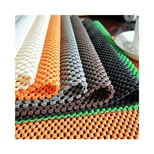 Ladila حصيرة مضادة للانزلاق من رغوة PVC للثلاجة والحمام والمطبخ ودرج الرف 45x125 سم 1 قطعة حصيرة مجوفة - Image 1
