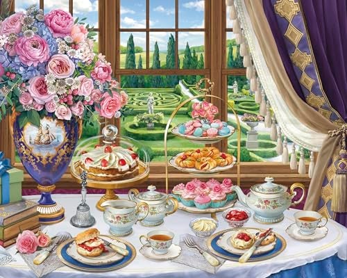 Ceaco English Breakfast 1000 Oversized Piece Jigsaw Puzzle - Image 5