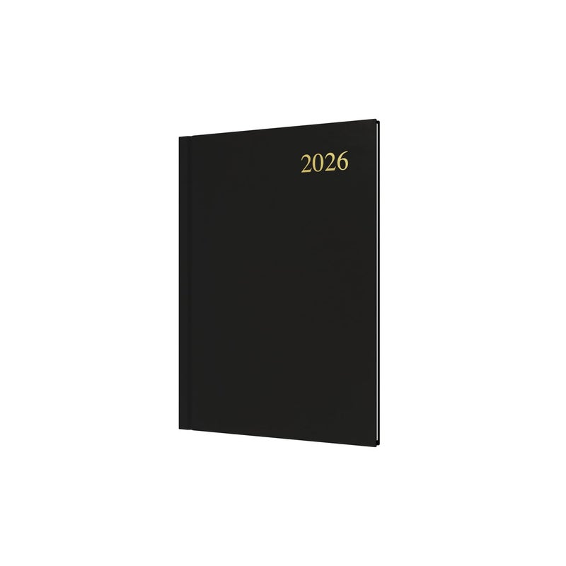 Collins Essential 2026 12 Month Calendar Year Planner WeekToView Diary A5 Hard Cover Black ESSA539926 - Image 2