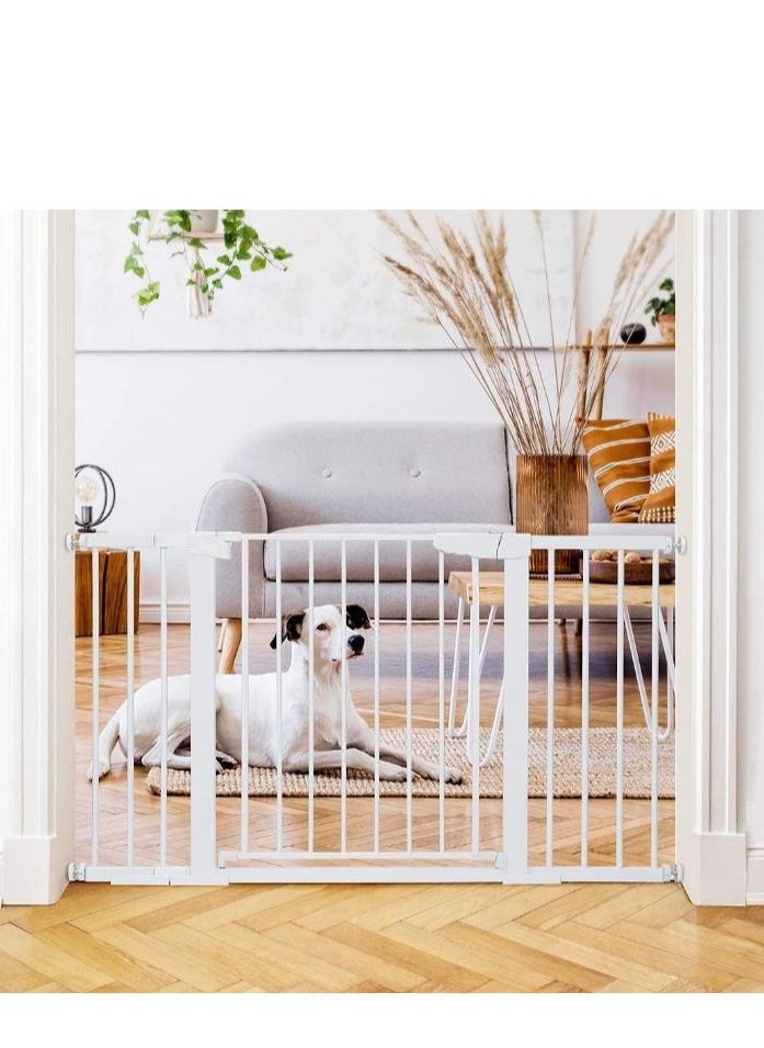 Golden Auto Close Safety Baby Gate, Extra Wide Child Gate 75-84cm + 30cm Extension Kit Maximum Suitable For 114cm, Baby Gates for Stairs & Doorways, Easy Install (Gate + 30cm Extension Kit)  - Image 5