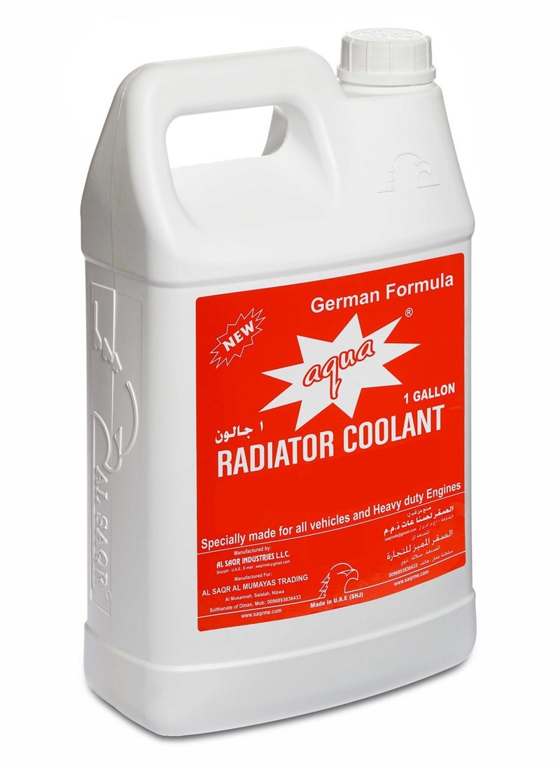 أكوا مبرد راديتر أكوا أحمر - 1 جالون – تركيبة مضادة للتجمد والصدأ طويلة الأمد - Image 2