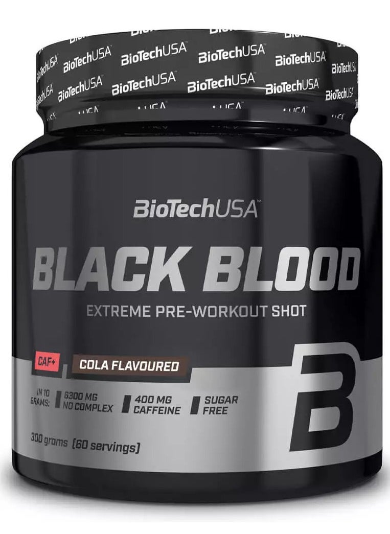 BioTechUSA - BioTechUSA Black Blood Extreme Pre-Workout SHOT Cola Flavor 300g - Image 1